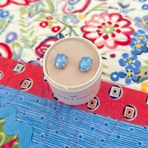 NEW Violet Brooks Pretty Blue Studs Earrings SOLD OUT!